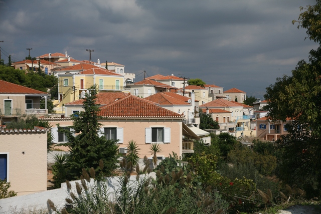 Spetses Island - The upper part of town has a traditional style
